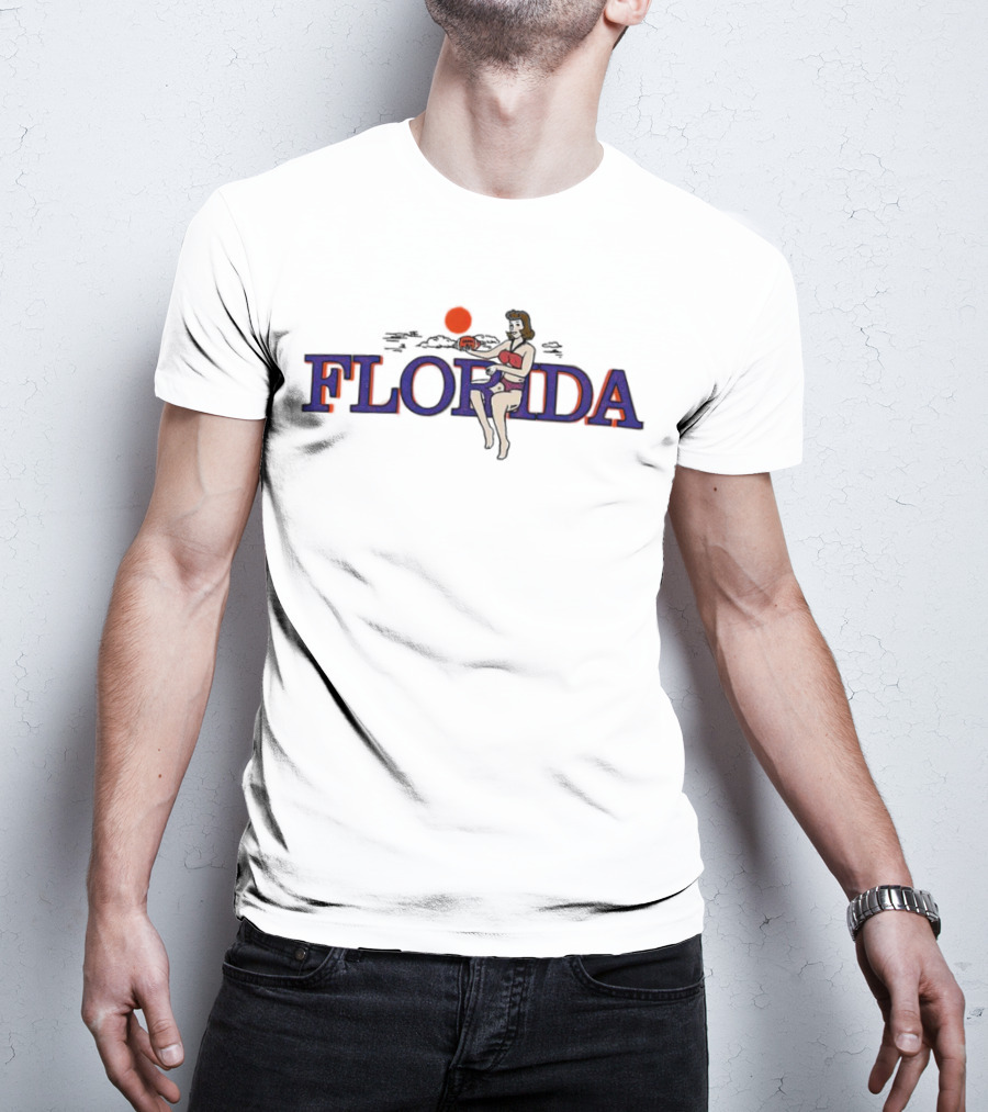 Florida Gators Bikini Girl Sun T-Shirt