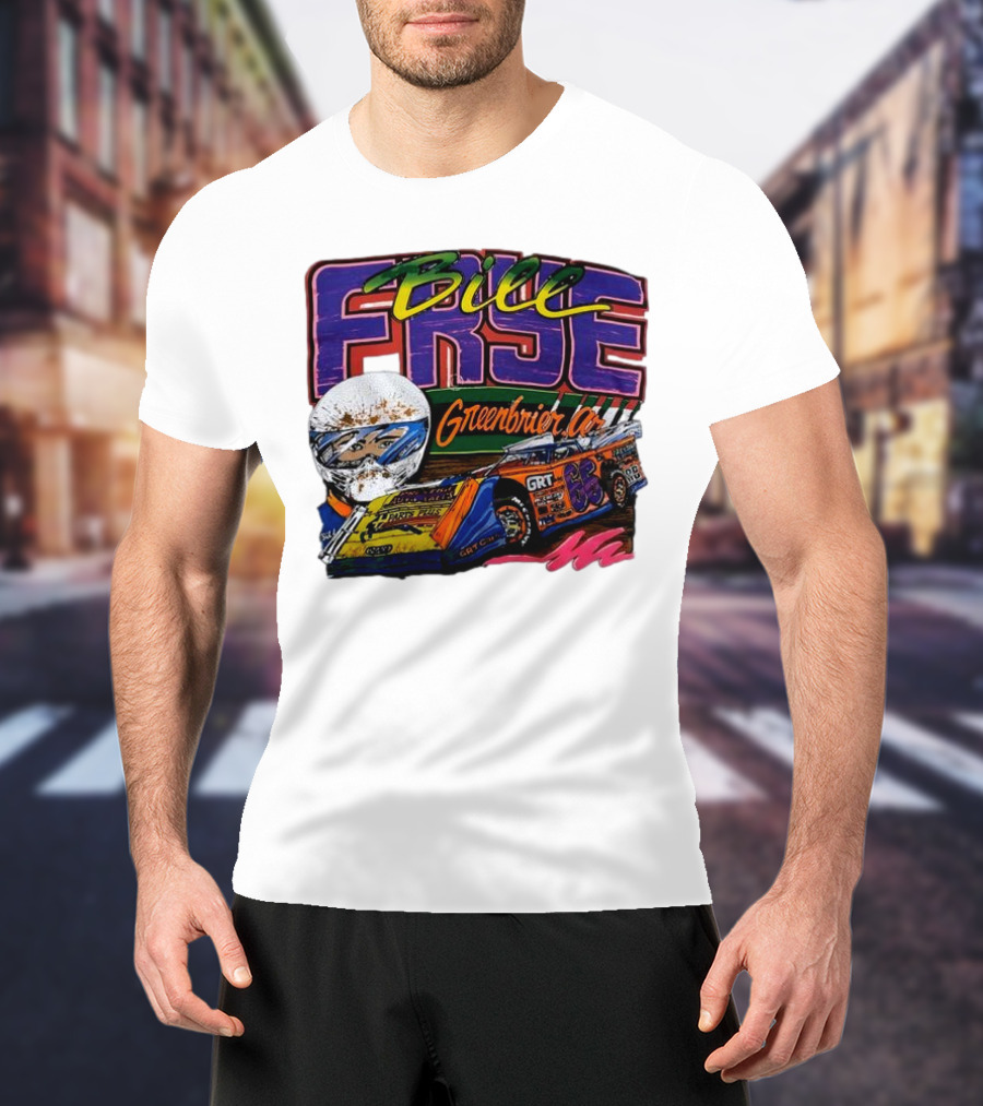 Bill Frye Greenbrier No.66 Dirt Late Model Car GRT Racing T-Shirt