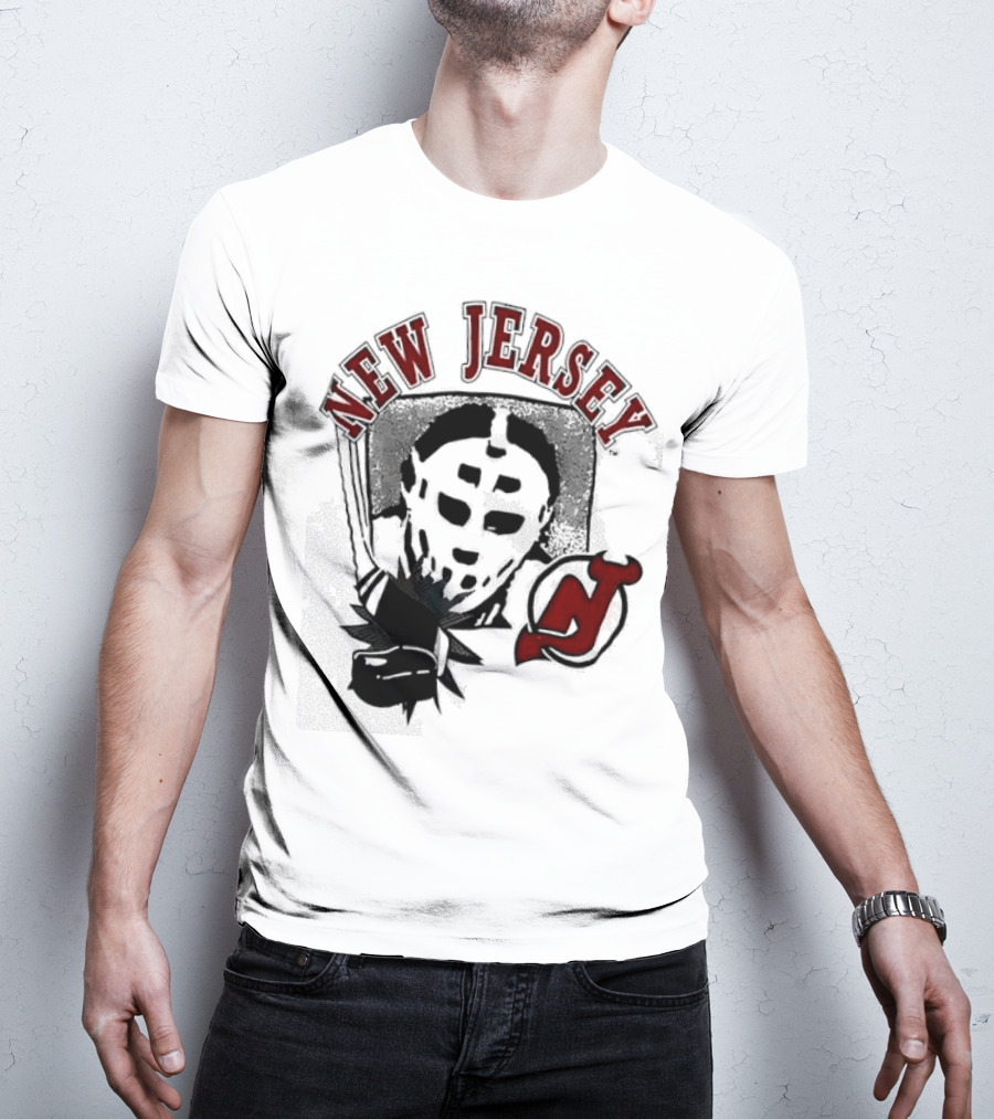 New Jersey Devils Retro Goalie Mask T-Shirt