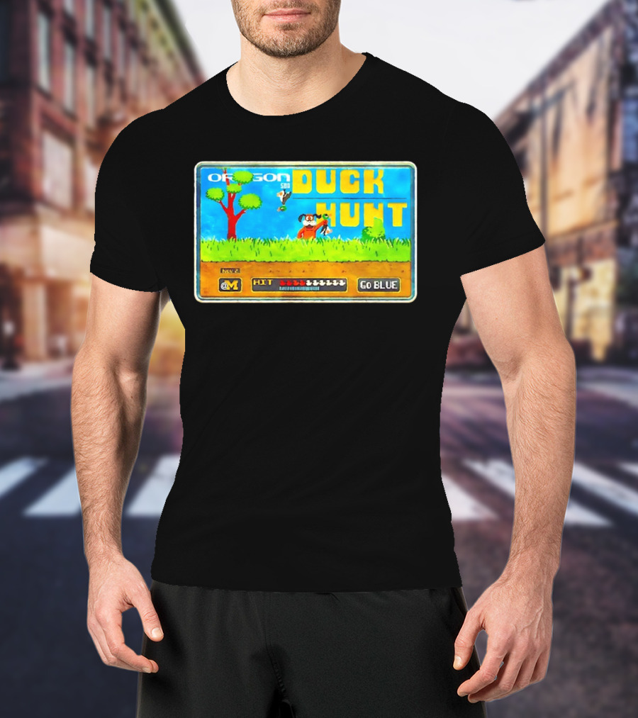 OREGON GAMEDAY DUCK HUNT GO BLUE T-Shirt