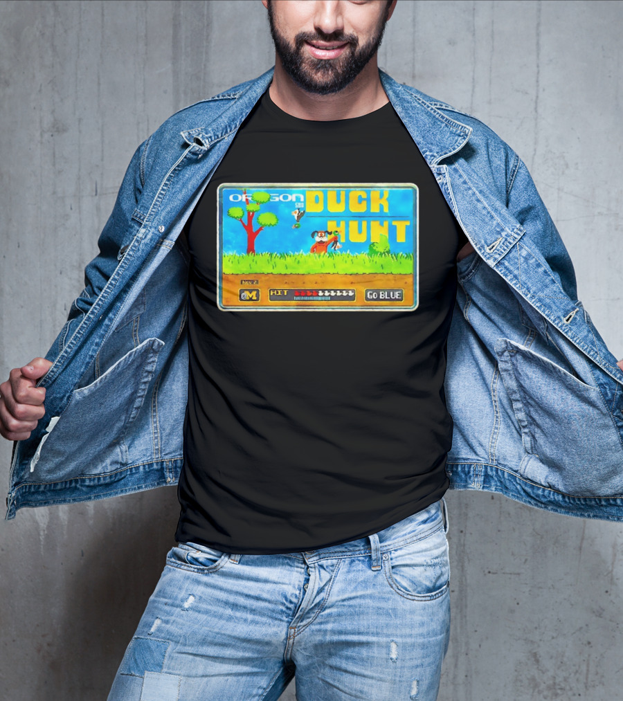 OREGON GAMEDAY DUCK HUNT GO BLUE T-Shirt