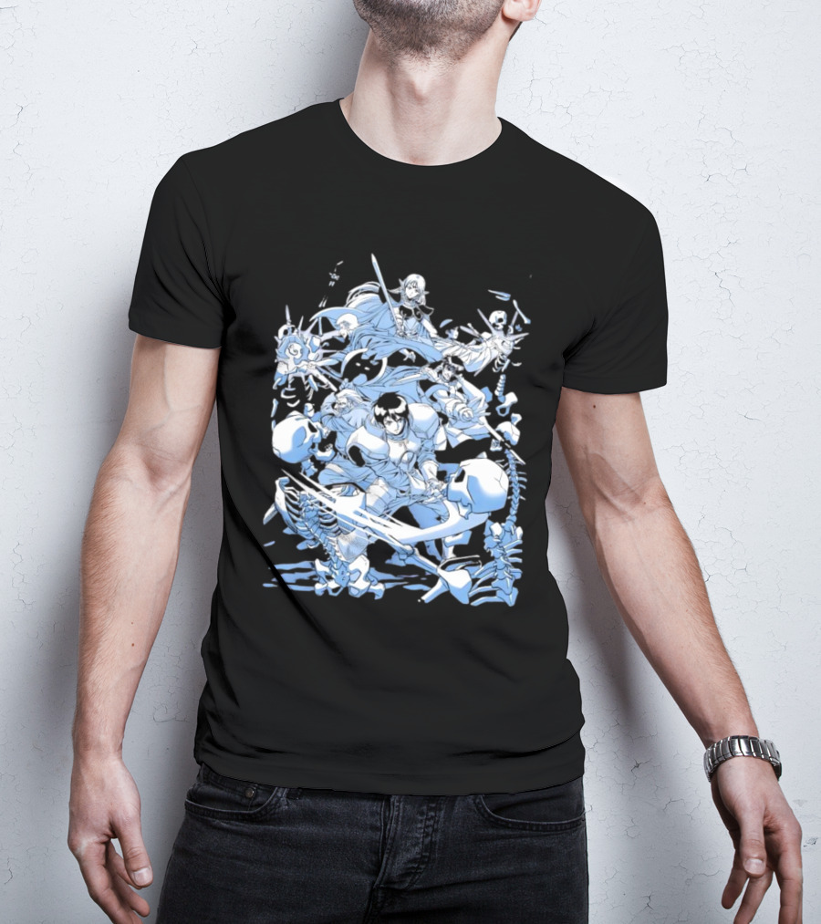Record Of Lodoss War Party Formed Heroic Fantasy Battle T-Shirt