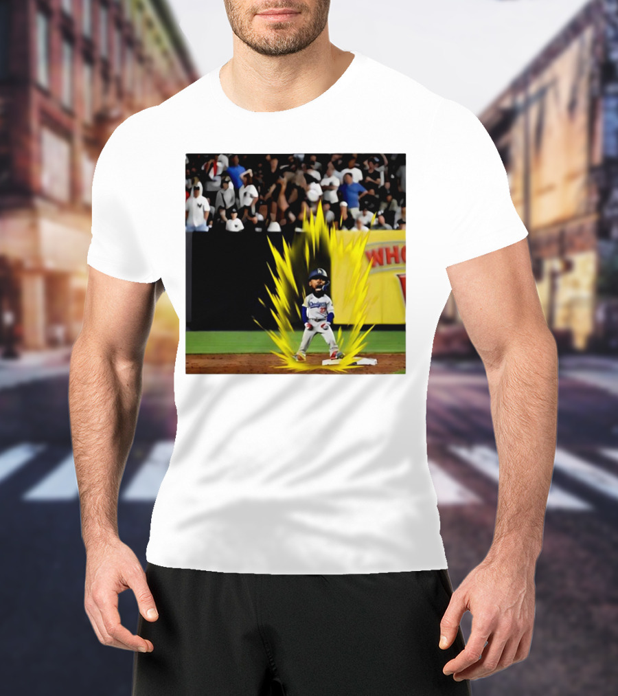 Teoscar Hernández Dodgers Super Saiyan Walk-Off Moment T-Shirt