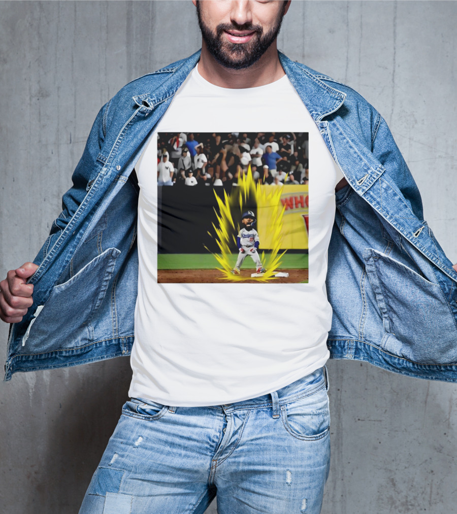 Teoscar Hernández Dodgers Super Saiyan Walk-Off Moment T-Shirt