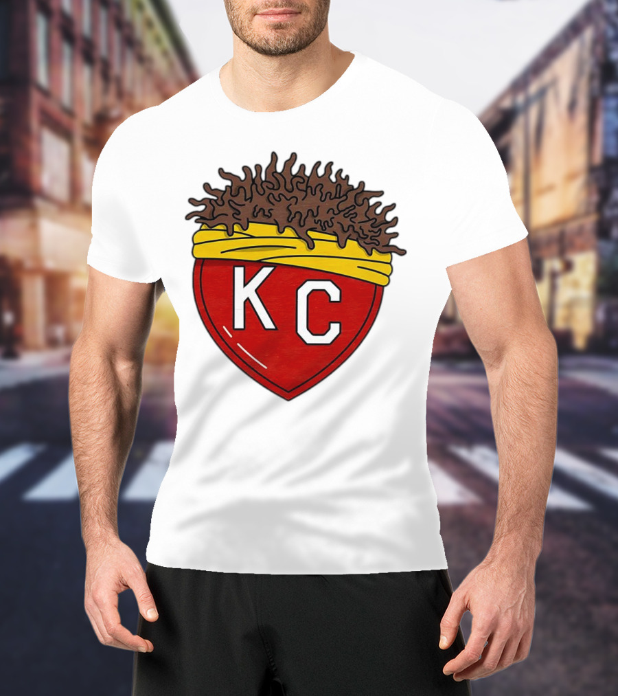 Kansas City Chiefs KC Heart French Fries T-Shirt