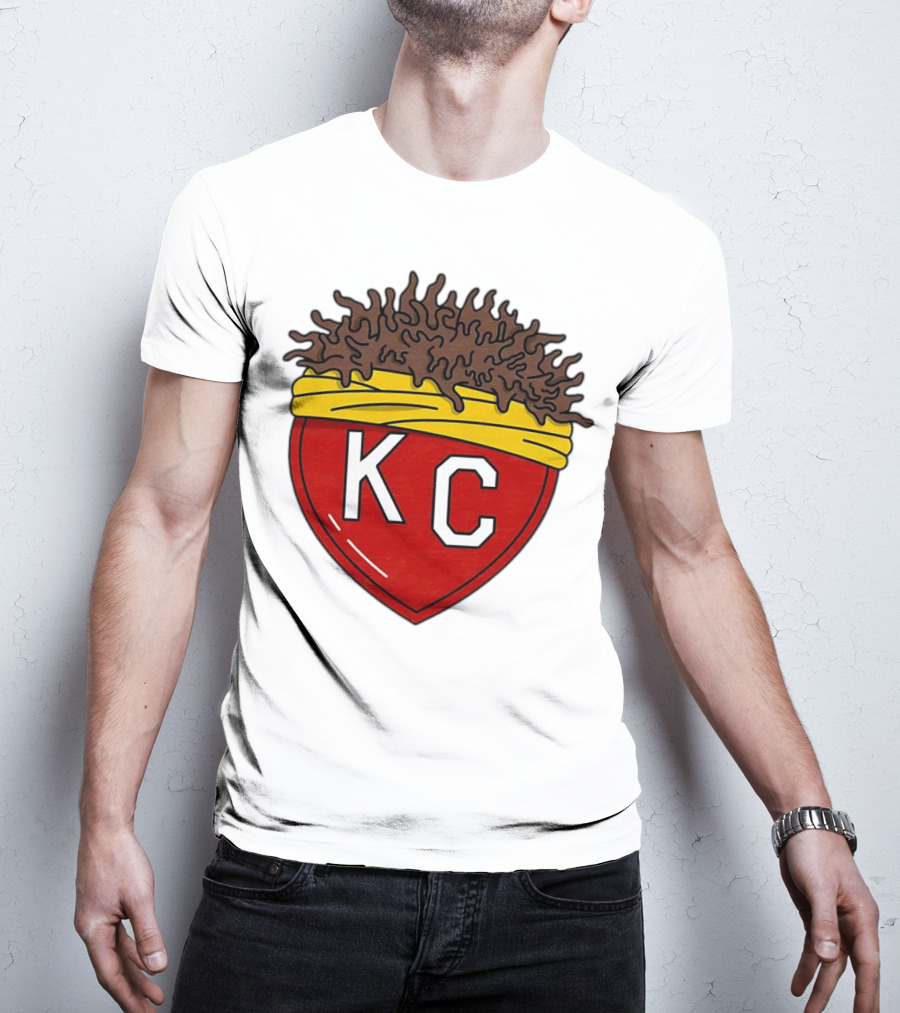 Kansas City Chiefs KC Heart French Fries T-Shirt