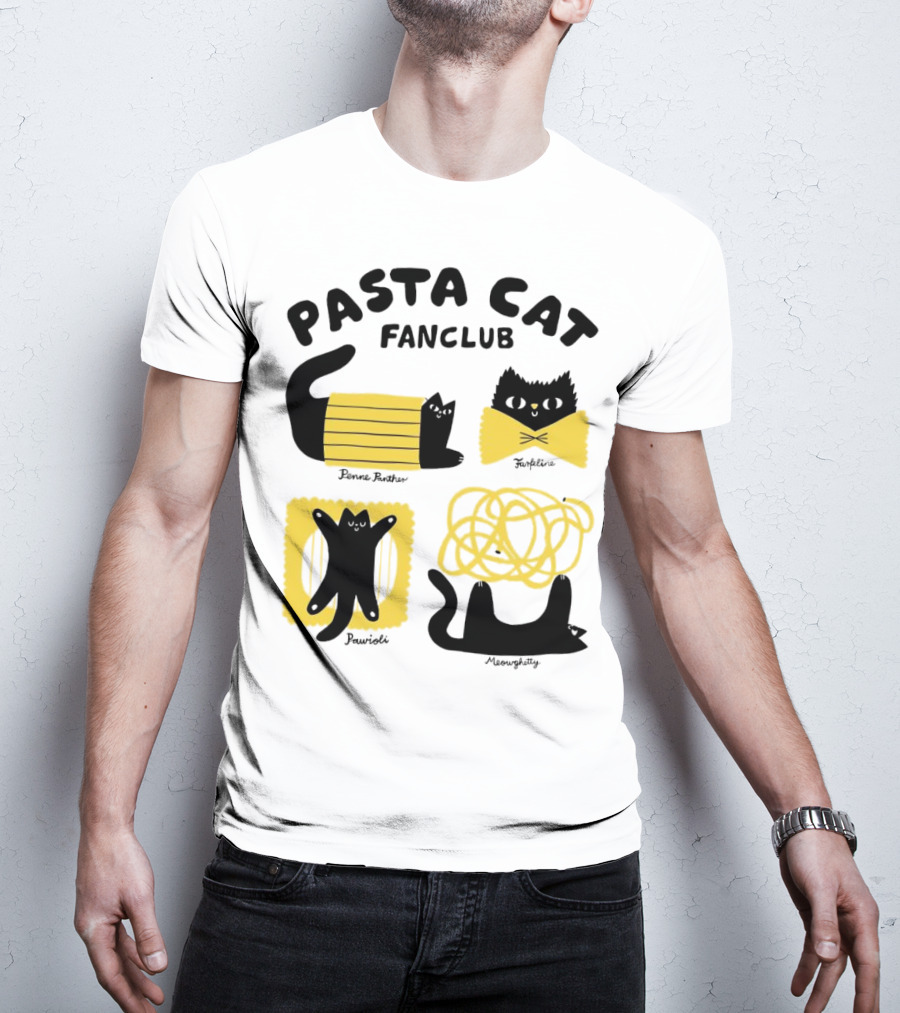Pasta Cat Fanclub Penne Purrter ZitiFeline Pawrioli Meowgetty T-Shirt