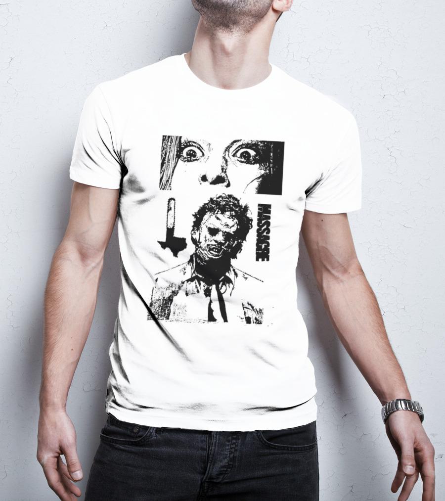 San Antonio Sharpist Texas Chainsaw Massacre Horror Face Knife Texas T-Shirt