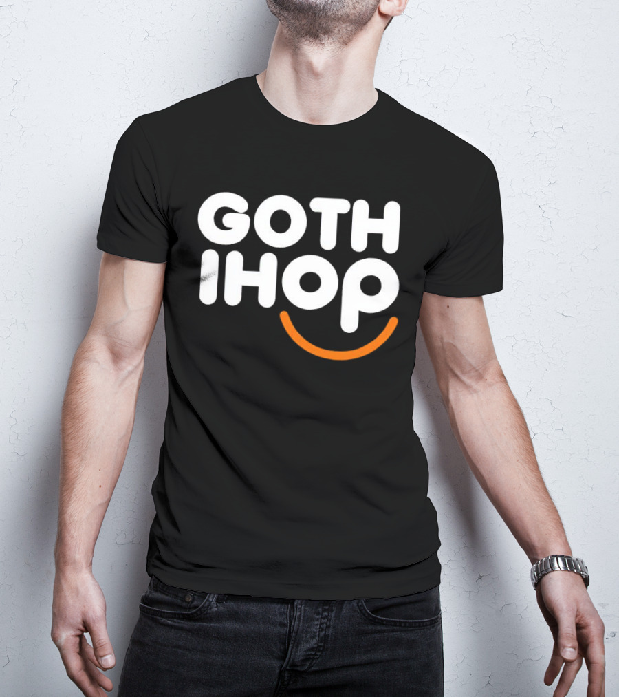 Goth IHOP Merchandise Smile Dark Aesthetic T-Shirt