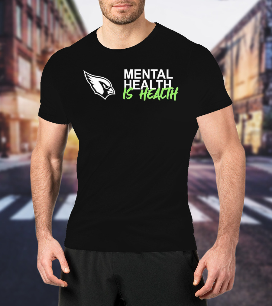 Arizona Cardinals Mental Health Is Health Logo Empowerment T-Shirt