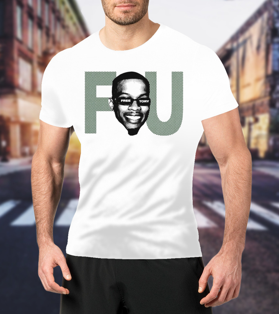 Forever Umbrella FU Free Tory Face T-Shirt