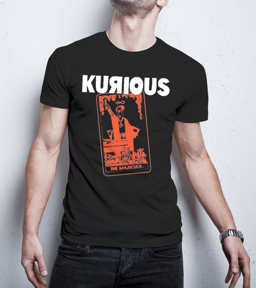 Kurious Gasdrawls The Majician Tarot Card T-Shirt