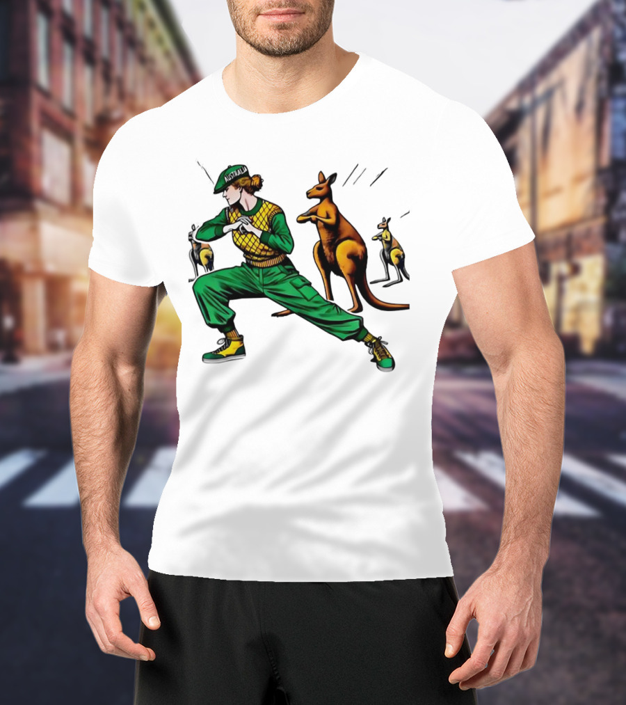 Breakdancing With Kangaroo At Olympics T-Shirt