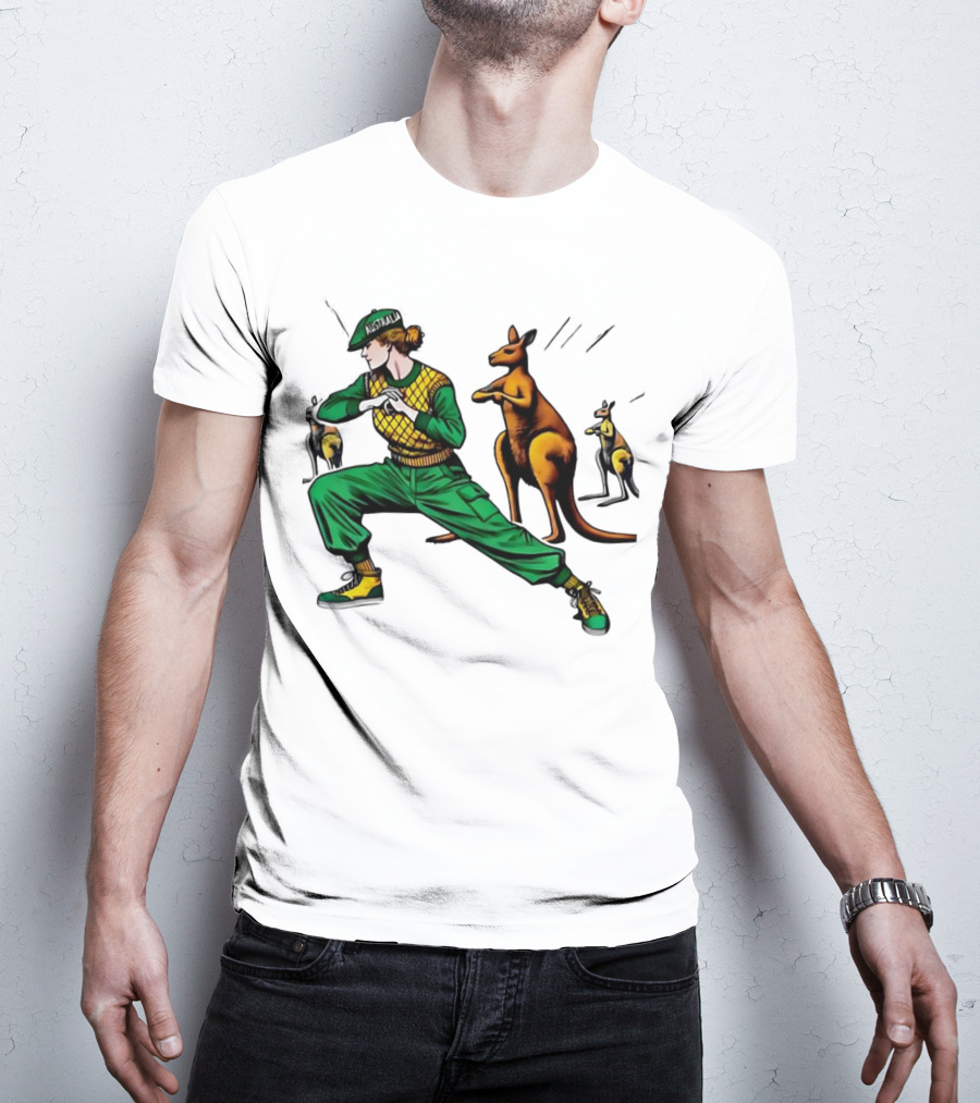 Breakdancing With Kangaroo At Olympics T-Shirt