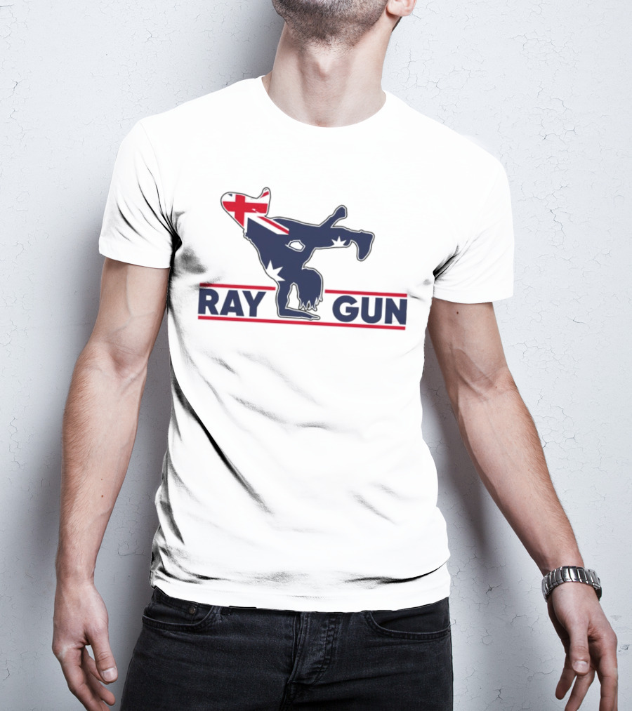 Raygun Australian Flag Olympic Breakdancer T-Shirt