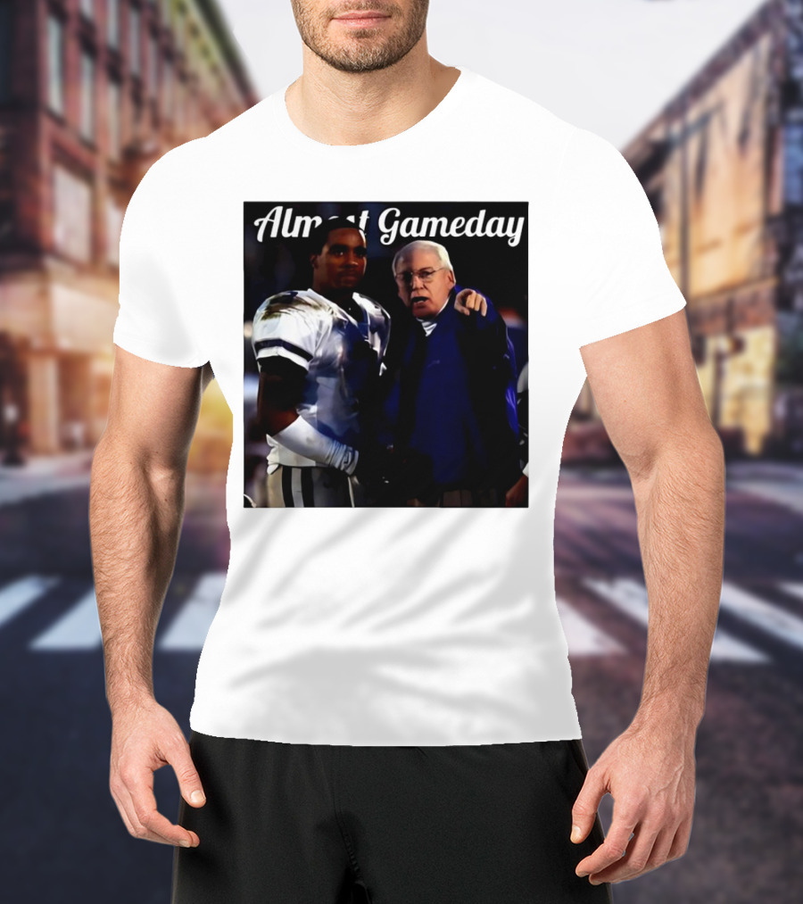 Almost Gameday Bill Snyder Coach K-State Wildcats Player Interaction T-Shirt