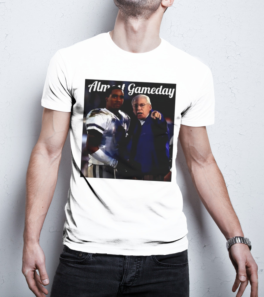 Almost Gameday Bill Snyder Coach K-State Wildcats Player Interaction T-Shirt