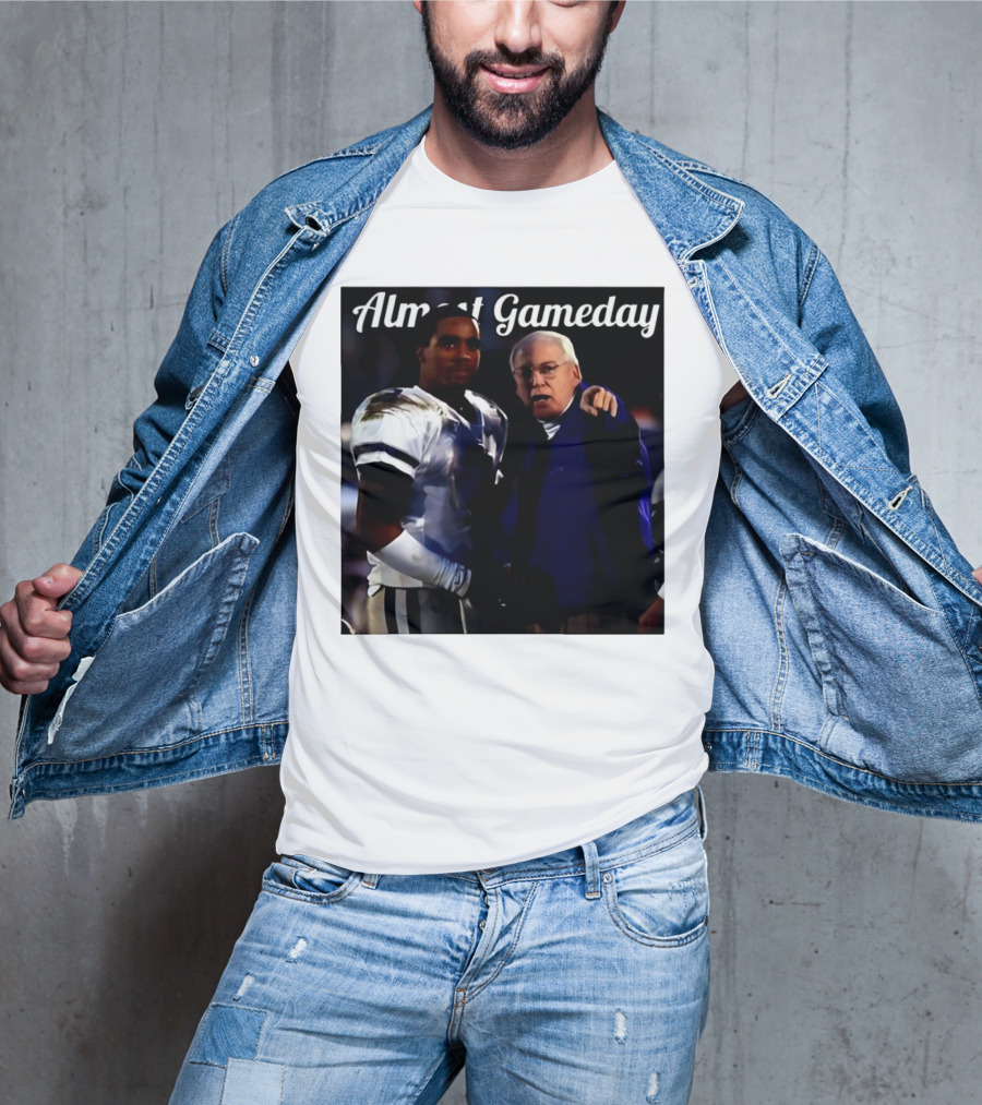 Almost Gameday Bill Snyder Coach K-State Wildcats Player Interaction T-Shirt