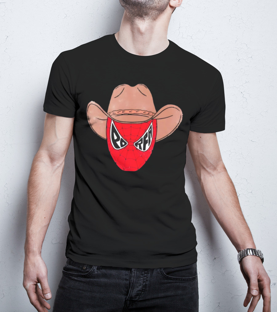 Porfa Porfaman Cowboy Spider Man T-Shirt