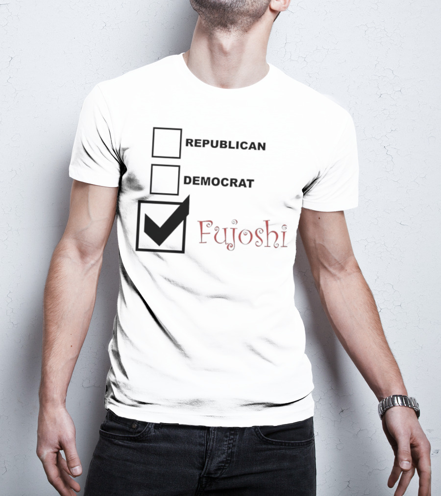 Republican Democrat Fujoshi Anime Fandom Humor T-Shirt