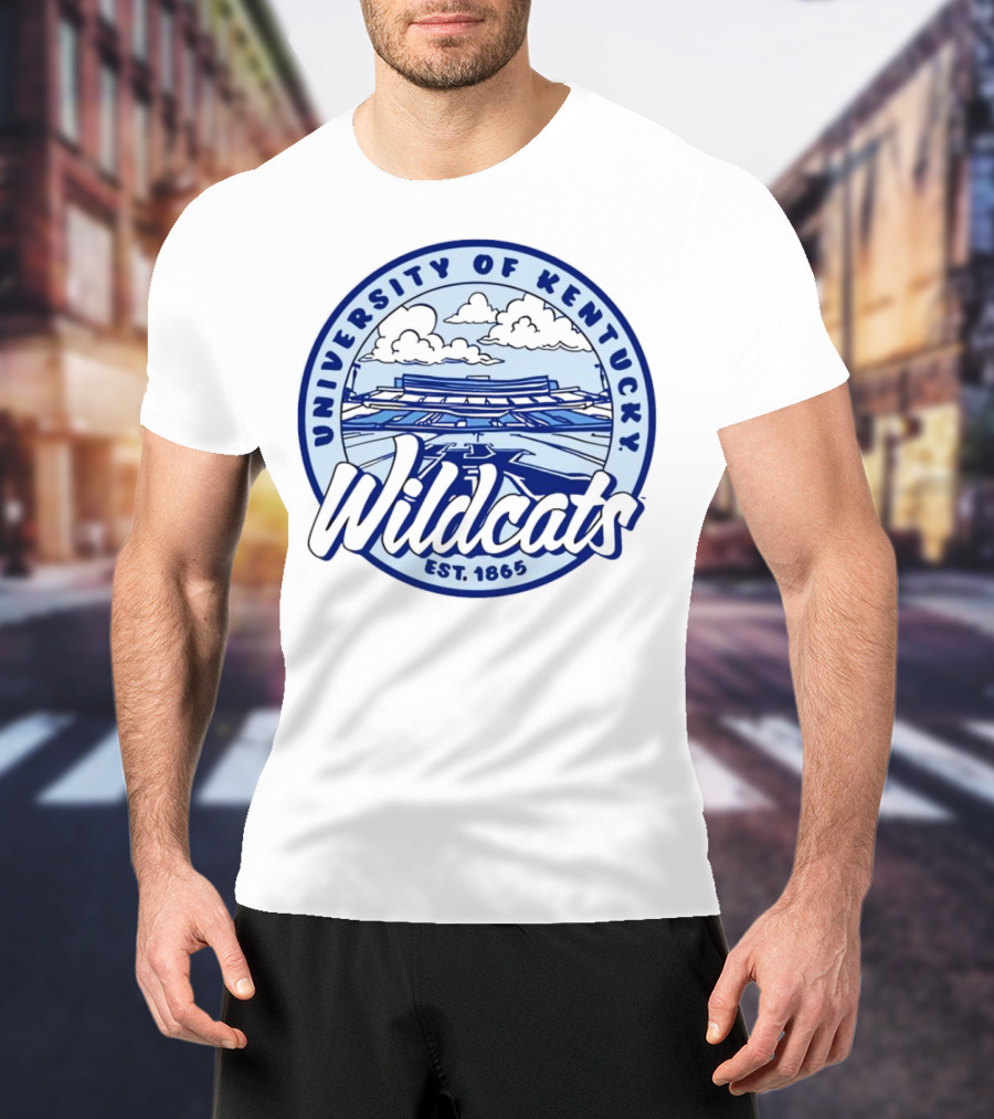 University Of Kentucky Wildcats Stadium Est. 1865 Circle T-Shirt