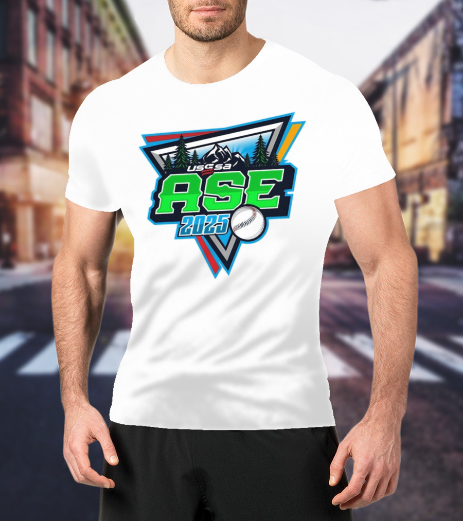 USSSA Arkansas ASE 2025 Baseball Mountains T-Shirt