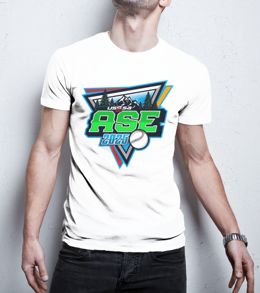 USSSA Arkansas ASE 2025 Baseball Mountains T-Shirt
