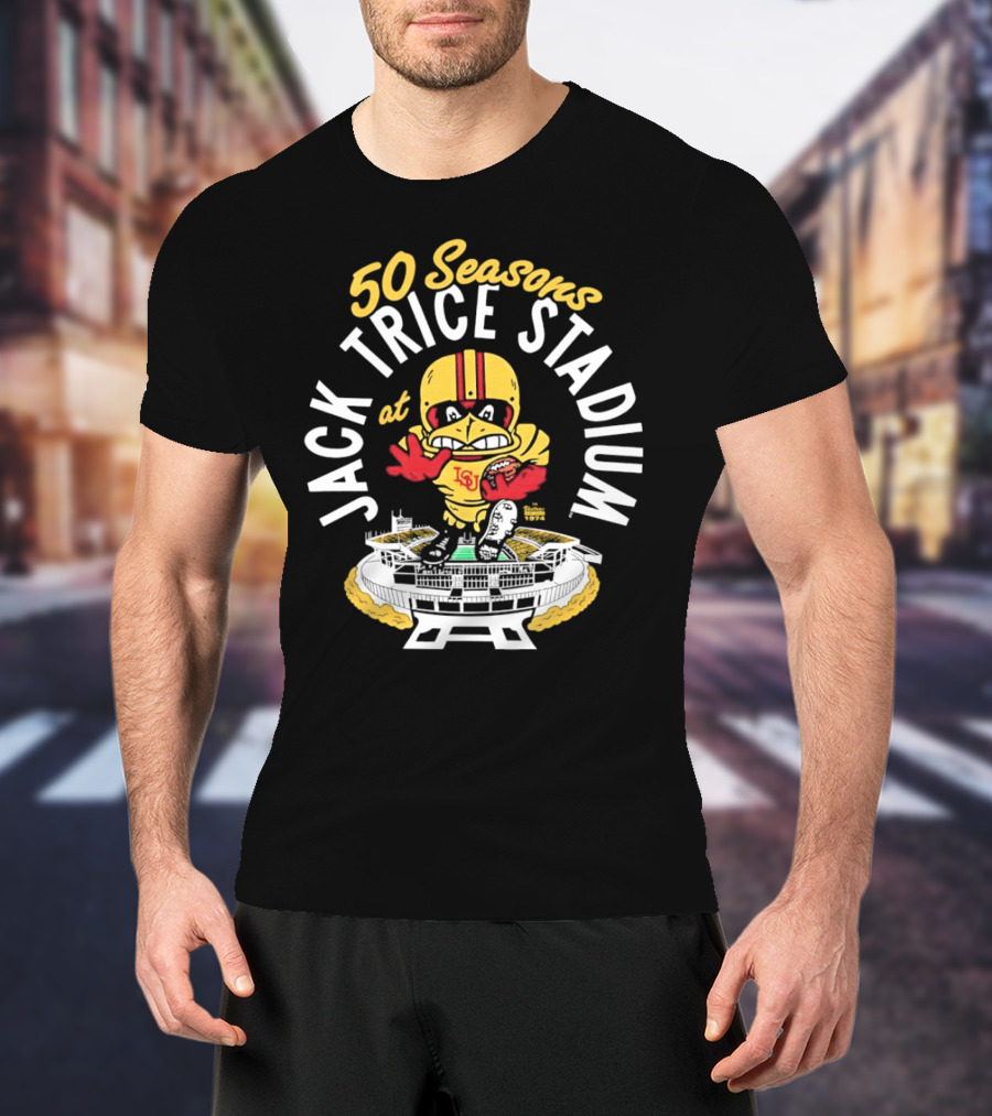 50 Seasons At Jack Trice Stadium Iowa State Cyclones Mascot T-Shirt