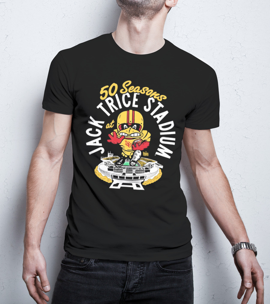 50 Seasons At Jack Trice Stadium Iowa State Cyclones Mascot T-Shirt