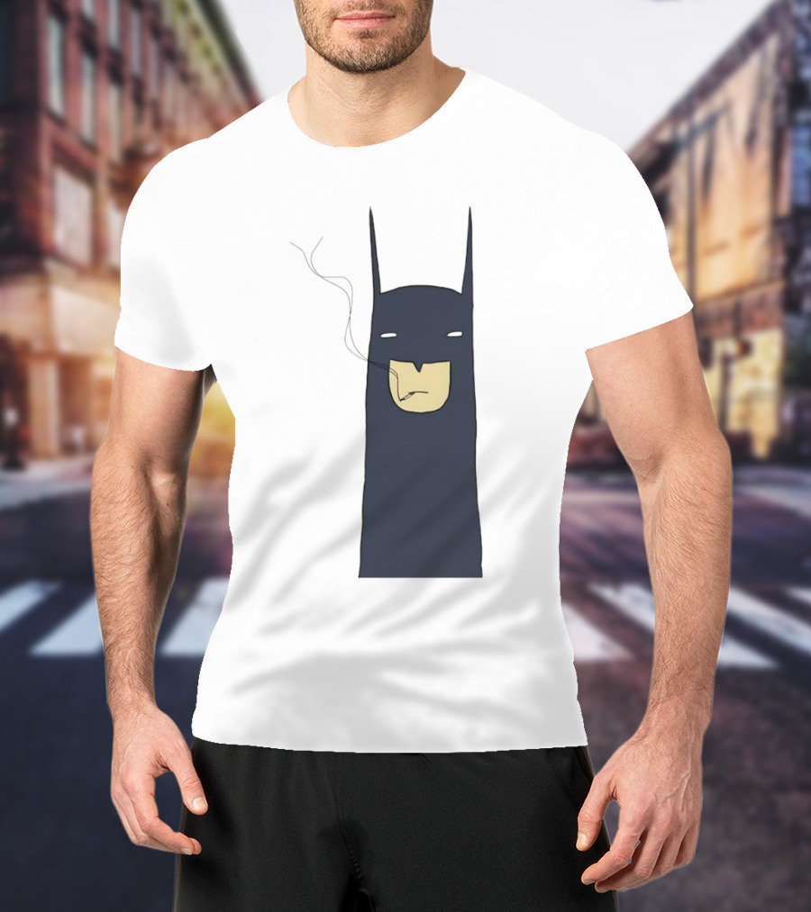 Batman Smoking Cigarette Classic T-Shirt