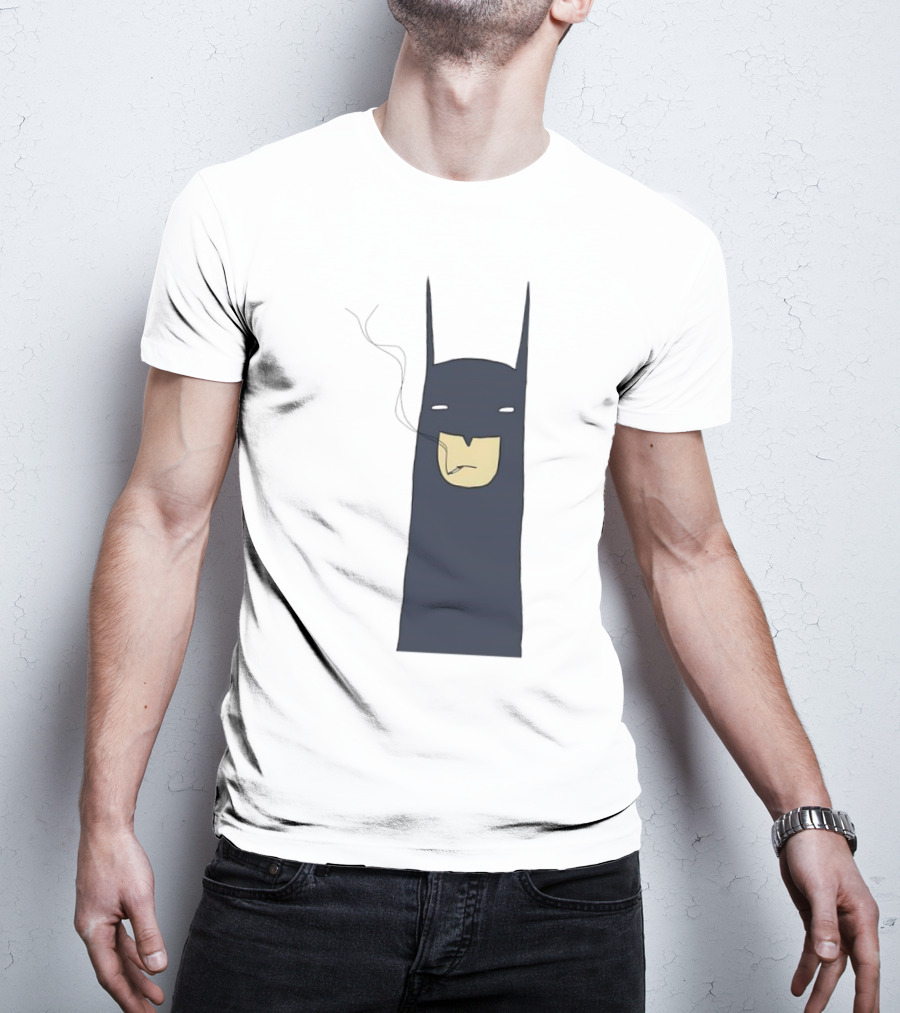 Batman Smoking Cigarette Classic T-Shirt