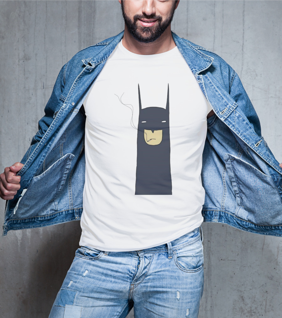 Batman Smoking Cigarette Classic T-Shirt