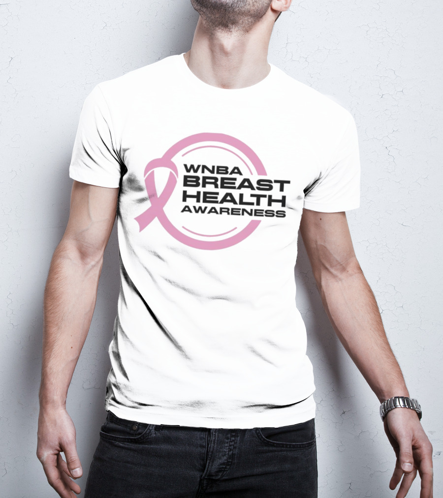Caitlin Clark WNBA Breast Health Awareness Pink Ribbon T-Shirt