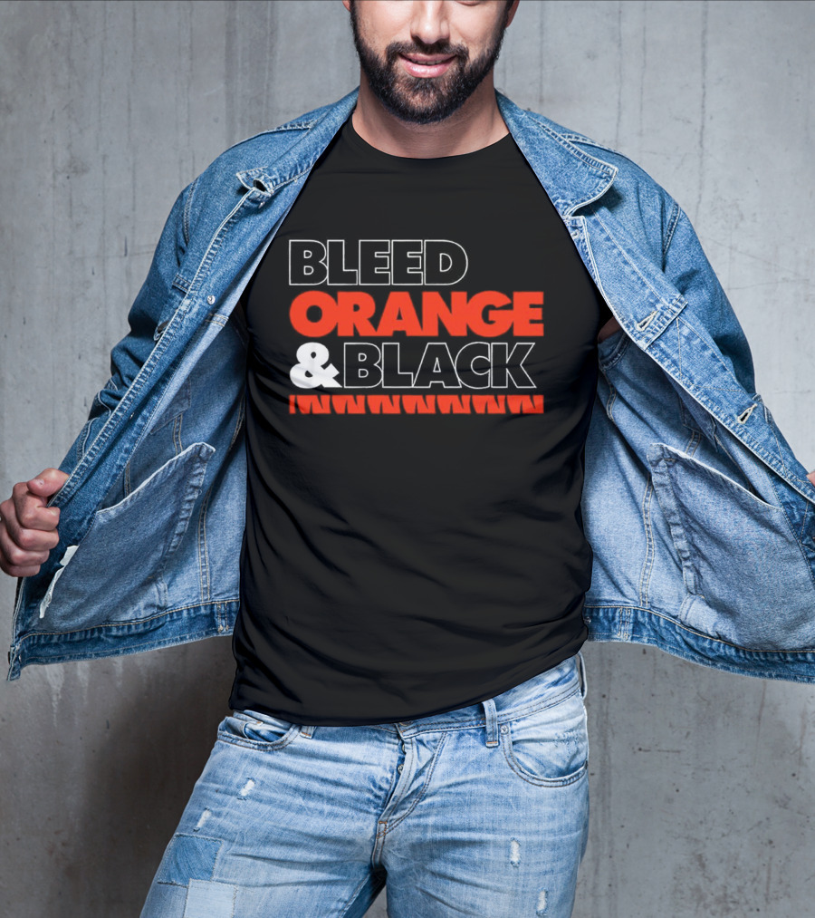 Cincinnati Bengals Bleed Orange And Black T-Shirt
