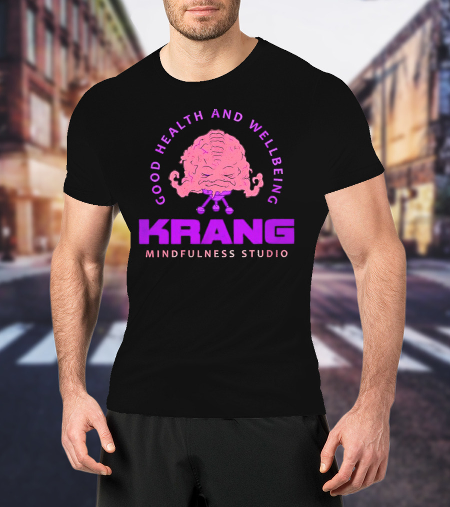 Good Health And Wellbeing Krang Mindfulness Studio Teenage Mutant Ninja Turtles T-Shirt