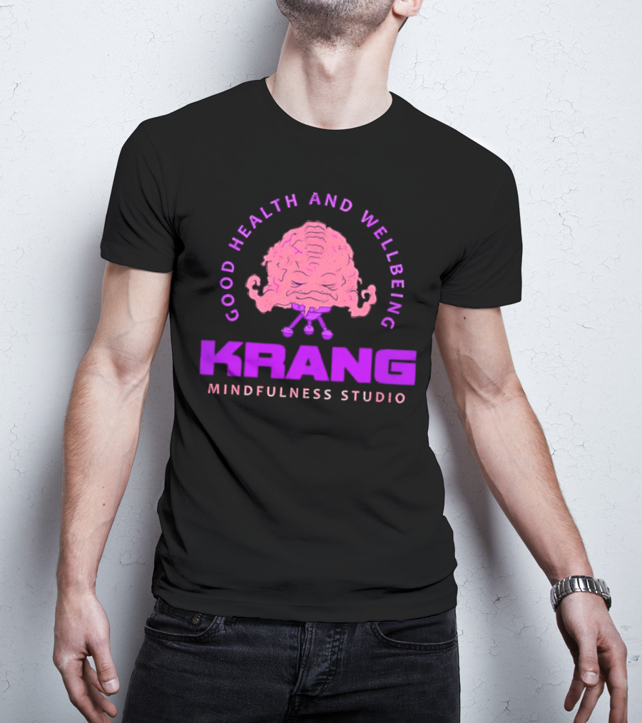 Good Health And Wellbeing Krang Mindfulness Studio Teenage Mutant Ninja Turtles T-Shirt