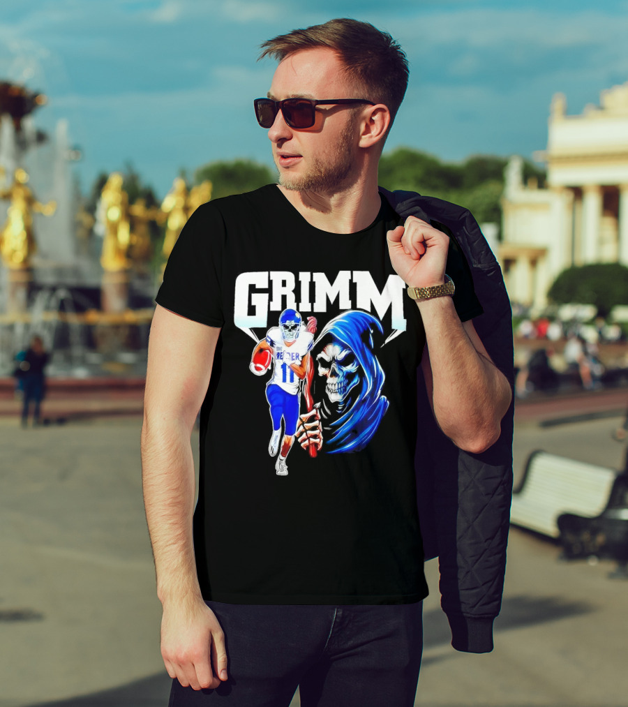 Grimm Reaper Kansas Jayhawks Football 11 Luke Grimm T-Shirt