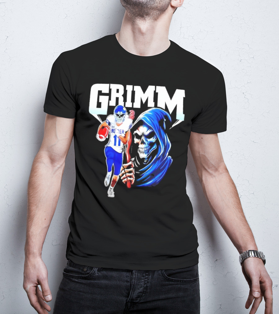 Grimm Reaper Kansas Jayhawks Football 11 Luke Grimm T-Shirt