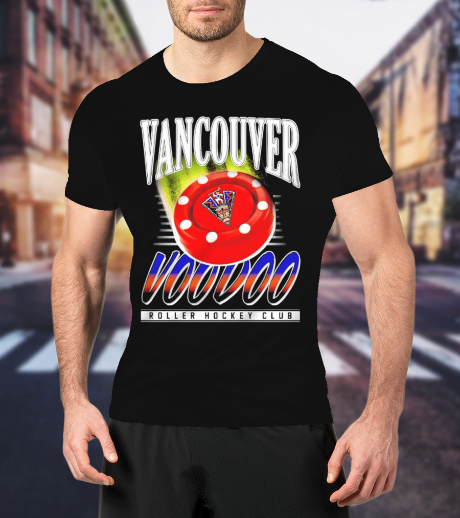 Vancouver Voodoo Roller Hockey Club Puck Logo Classic T-Shirt