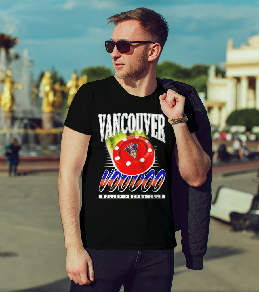 Vancouver Voodoo Roller Hockey Club Puck Logo Classic T-Shirt