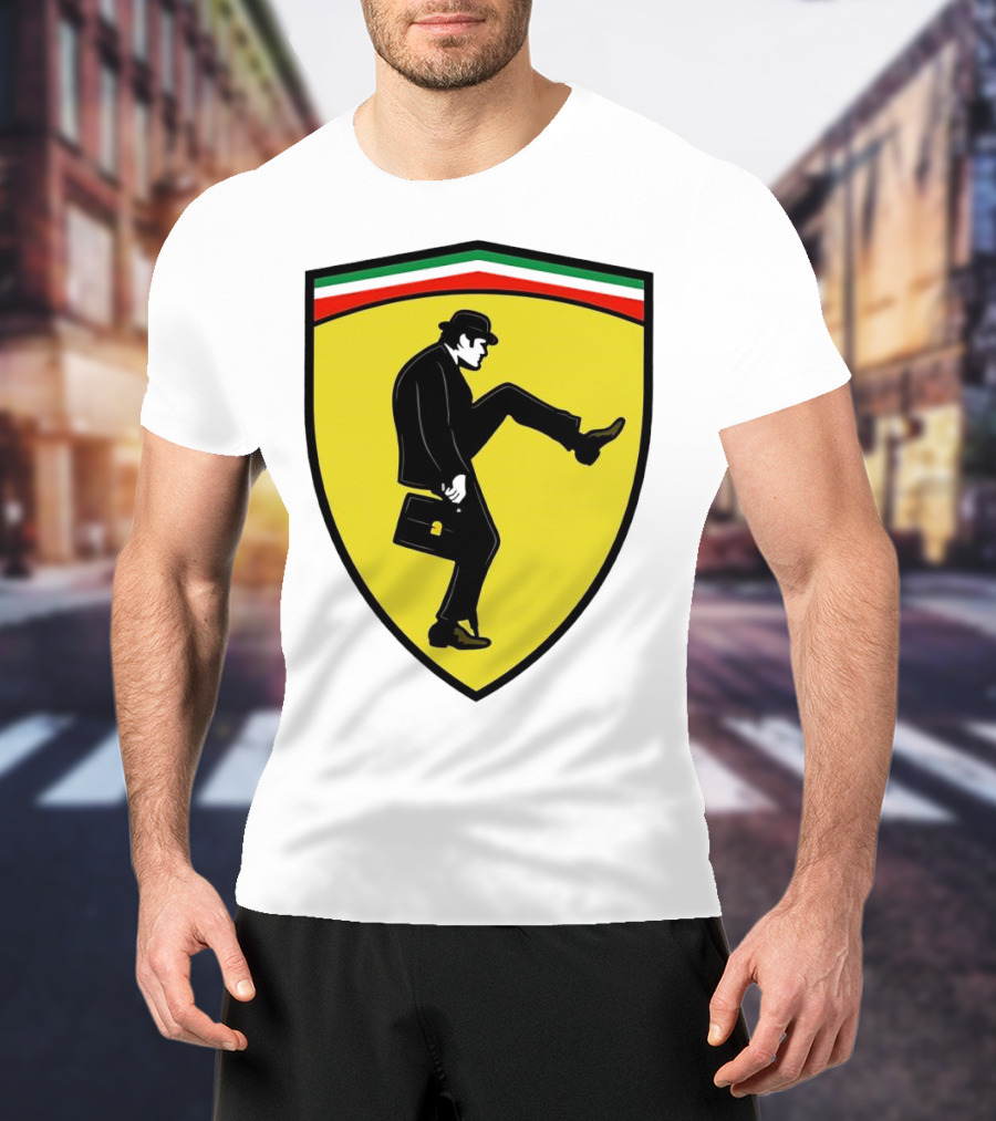 Ministry Of Silly Walks Monty Python Ferrari T-Shirt