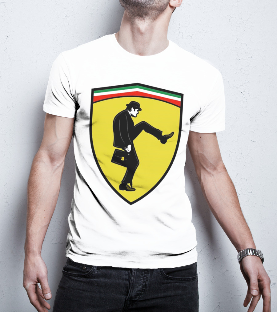 Ministry Of Silly Walks Monty Python Ferrari T-Shirt