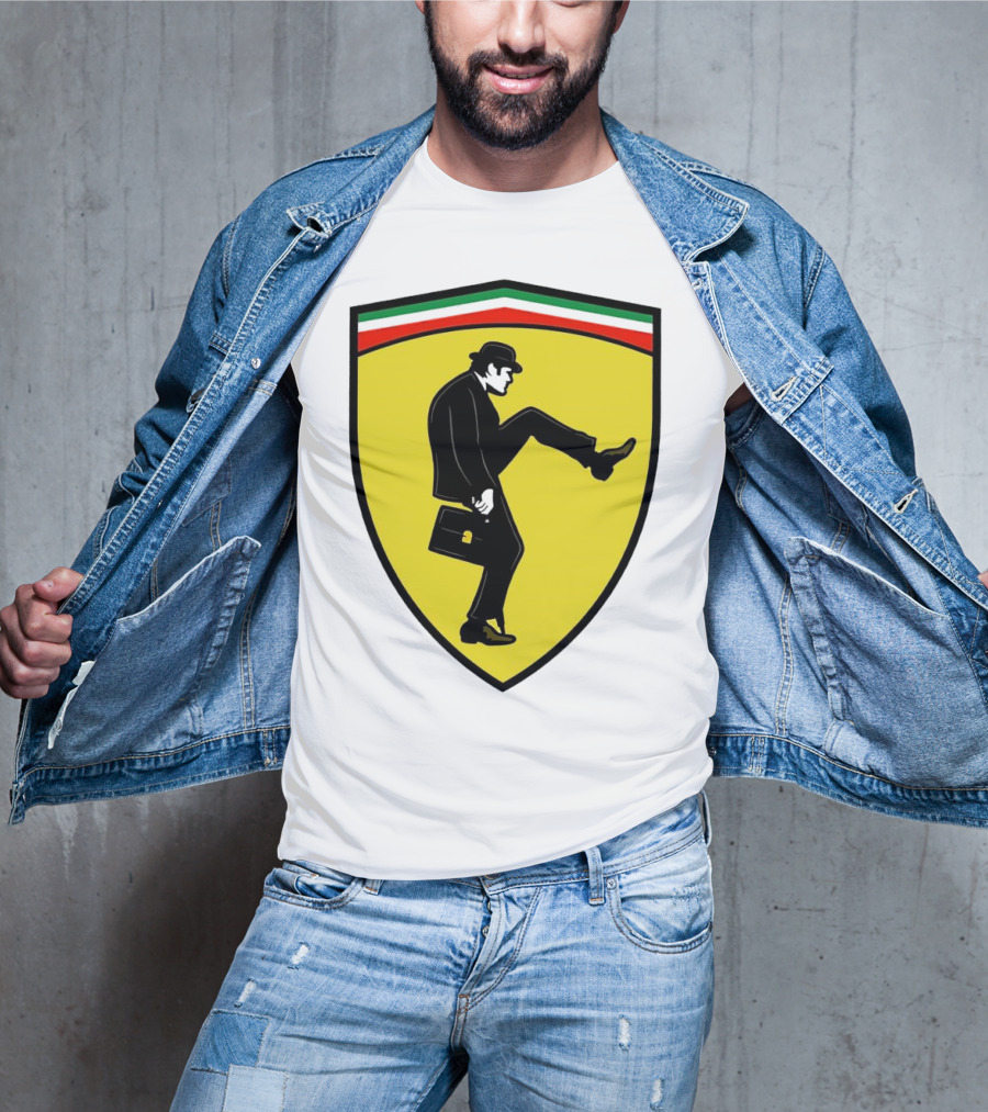 Ministry Of Silly Walks Monty Python Ferrari T-Shirt