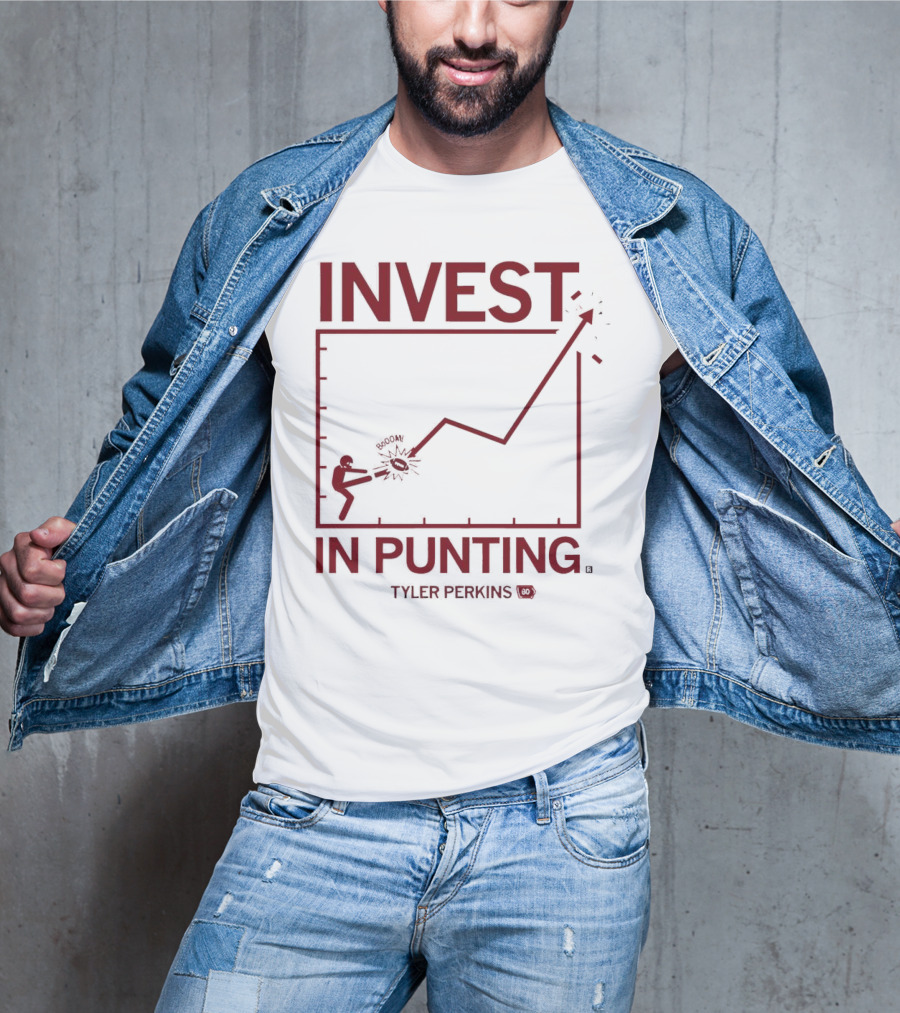 Tyler Perkins Invest In Punting Iowa State Cyclones Chart Football T-Shirt