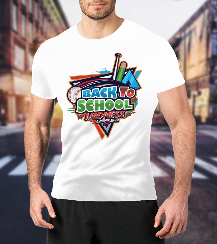 USSSA Back To School Madness Baseball South Carolina T-Shirt