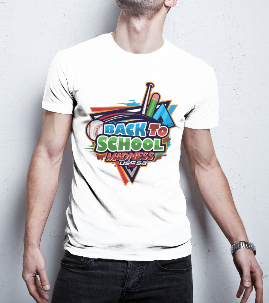 USSSA Back To School Madness Baseball South Carolina T-Shirt