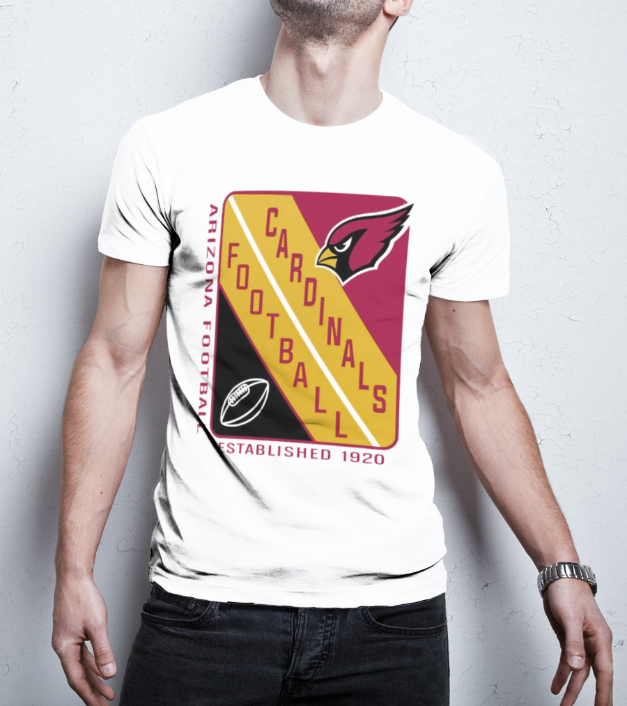 Arizona Cardinals Football Established 1920 Starter Shield T-Shirt