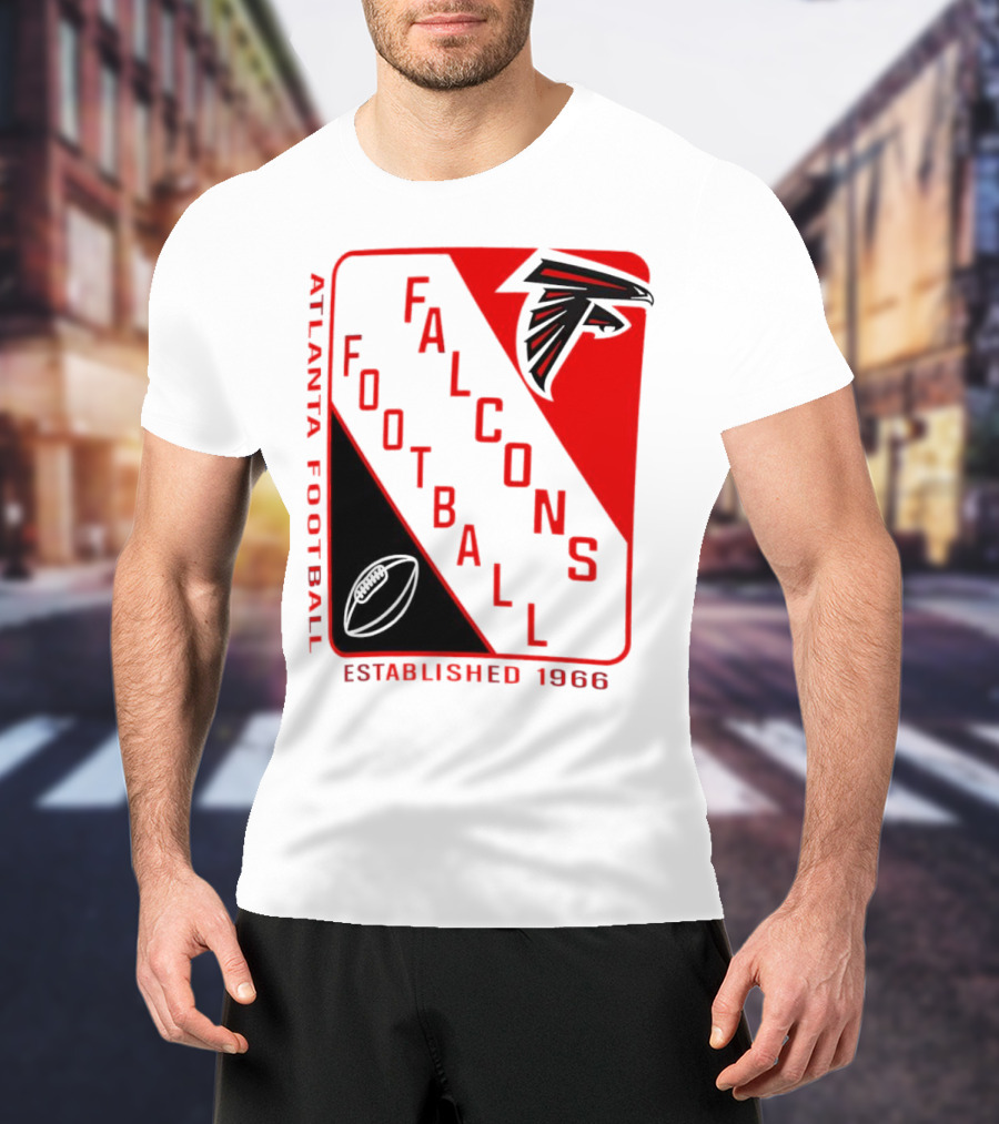 Atlanta Falcons Football Established 1966 Shield T-Shirt