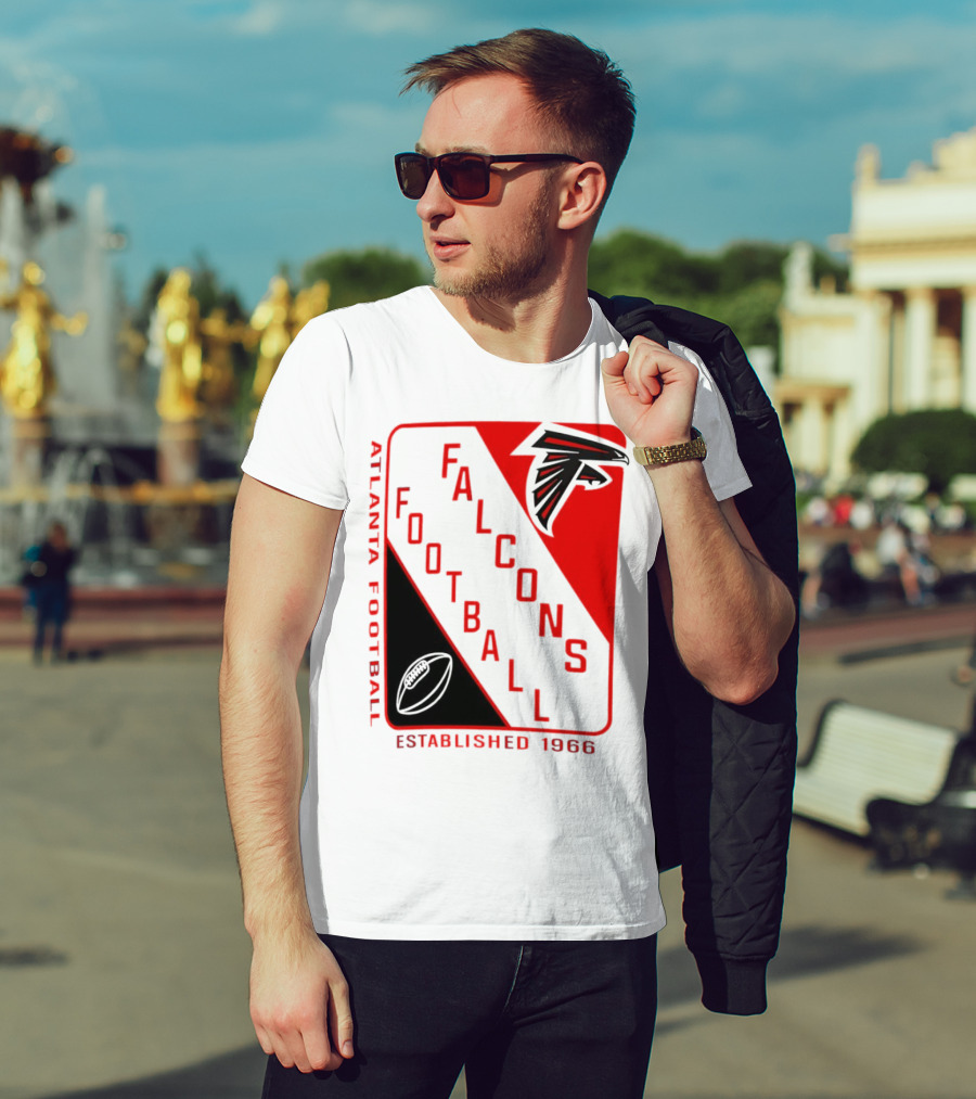 Atlanta Falcons Football Established 1966 Shield T-Shirt