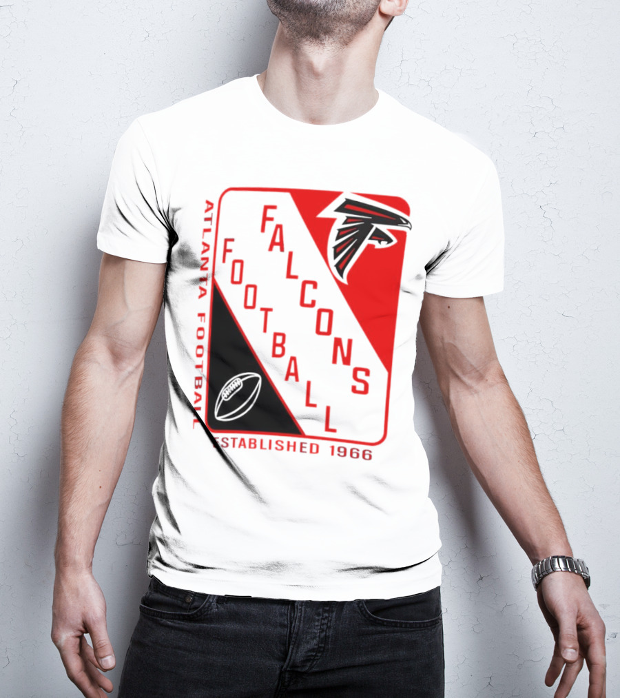 Atlanta Falcons Football Established 1966 Shield T-Shirt